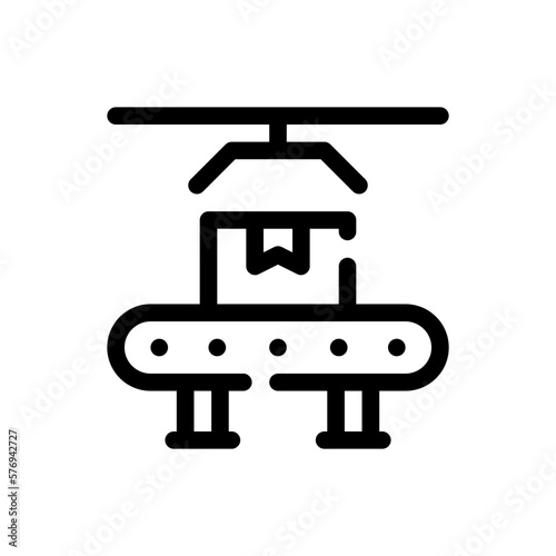 conveyor belt line icon