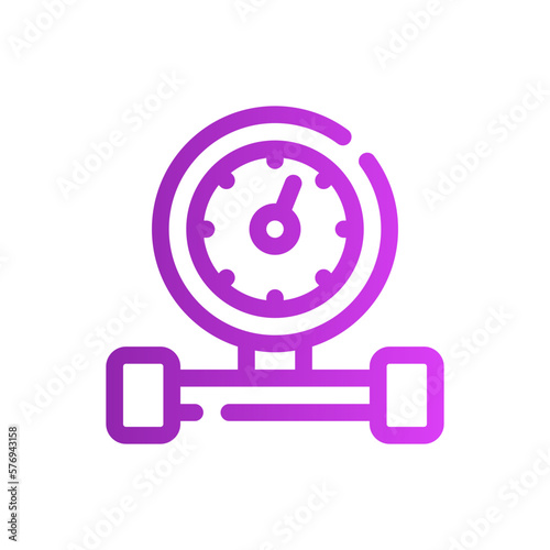 water meter gradient icon