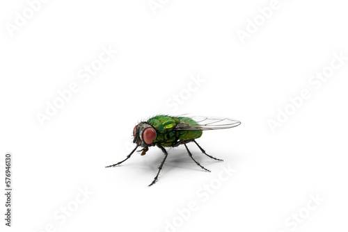 fly on white background © nayeem
