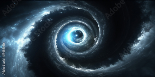 Blue Colorful Galaxy