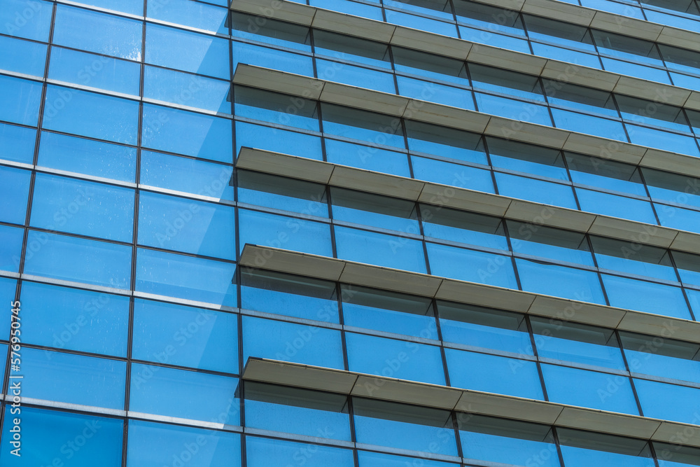 Close-Up of Modern Office Buildings in city of China. Close-Up of Modern Office Buildings in city of China.