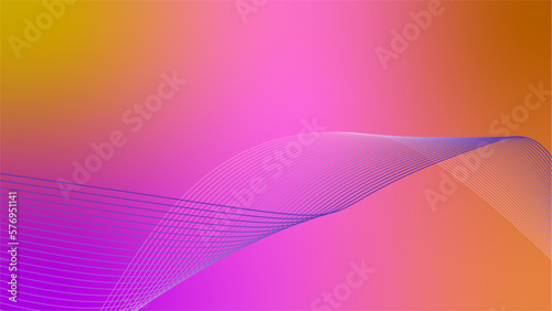 orange green magenta purple wavy lines tech gradient background 