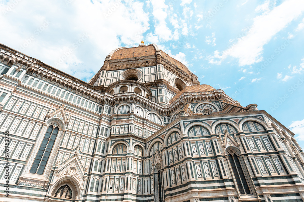 Cathedral of Santa Maria del Fiore with Duomo in Florence, Italy
