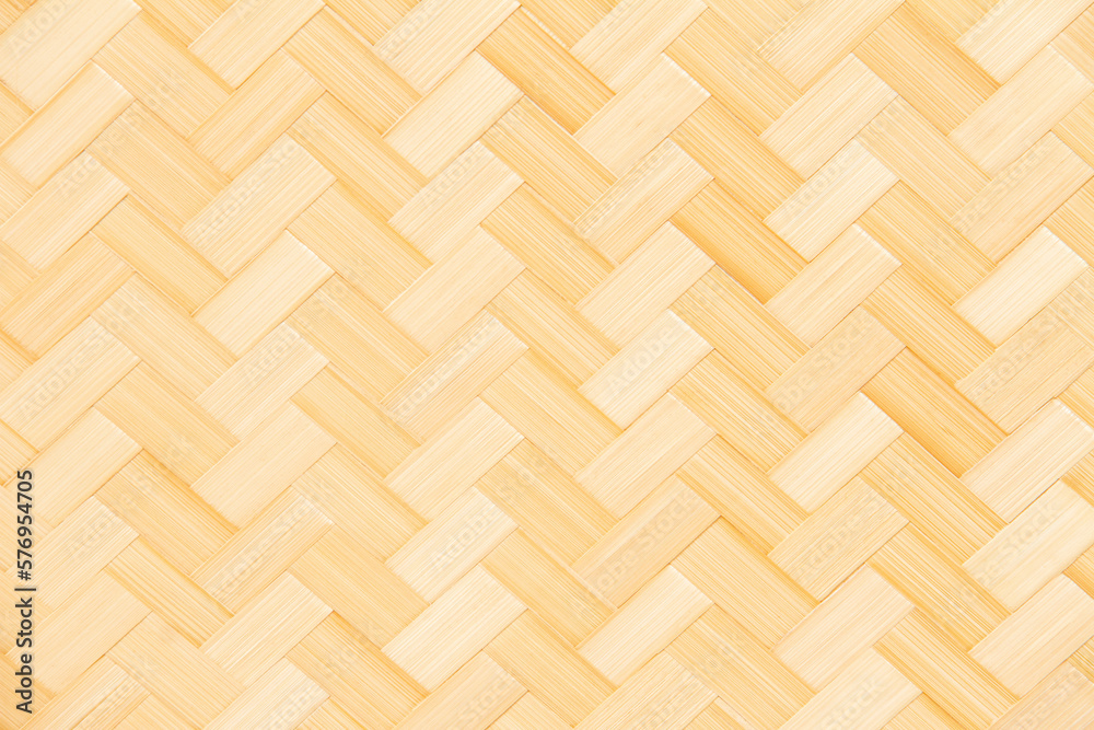 Weaved wood or bamboo texture background.