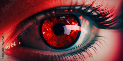 Closeup of an Eye, Blue Eye, Security, Watch