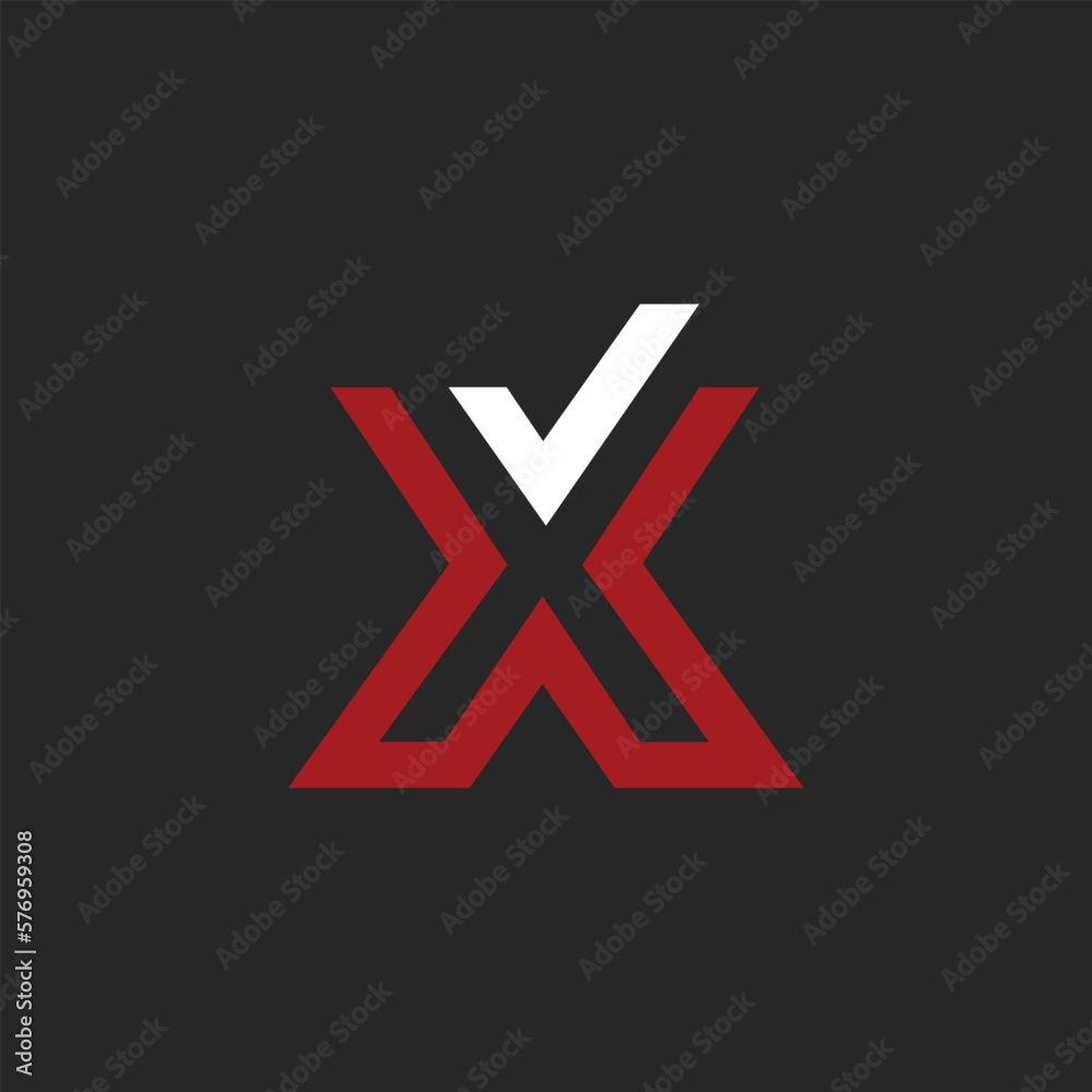 Modern Creative X initial based vector icon illustration Modern Creative X initial based vector icon illustration