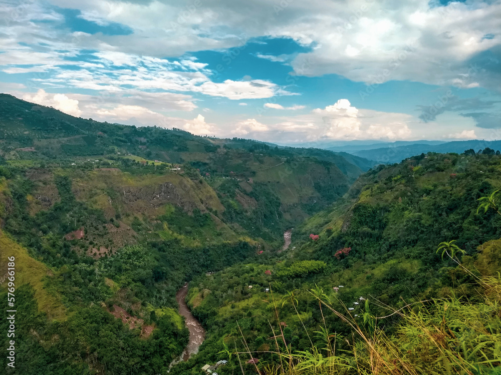 Naklejka premium Cañón del Río Magdalena 