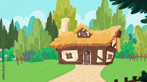 The old house in the fairy forest