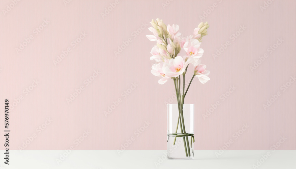 Photo of flowers in a vase