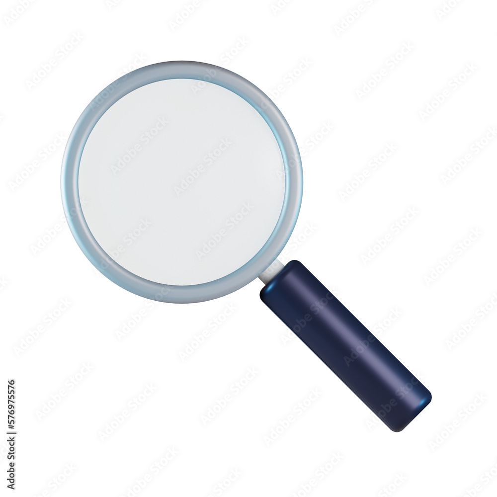 Magnifying Glass 3D Icon