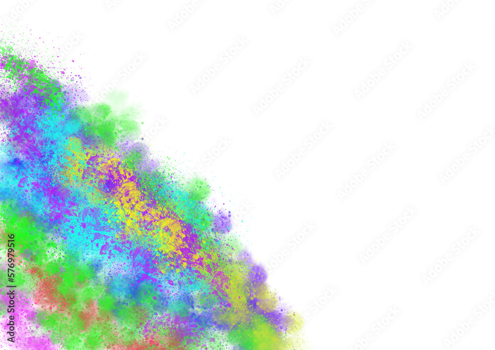 Fototapeta premium abstract watercolor Abstract art, Colorful Art Background, watercolor splatter, splash, Colorful dust, PNG, Transparent 