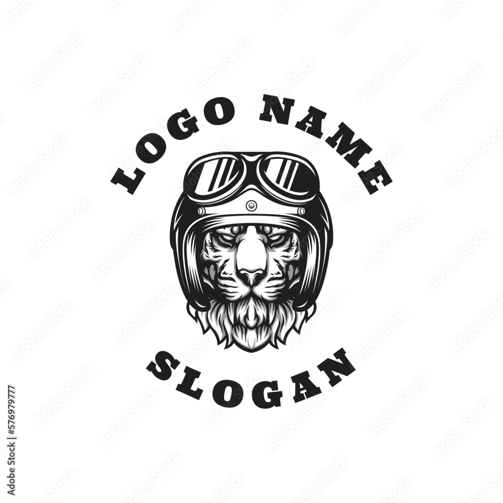 Tiger Ride Graphic Logo Design
