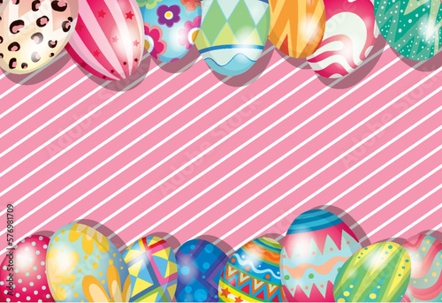 Cute Happy Easter Day Banner Template