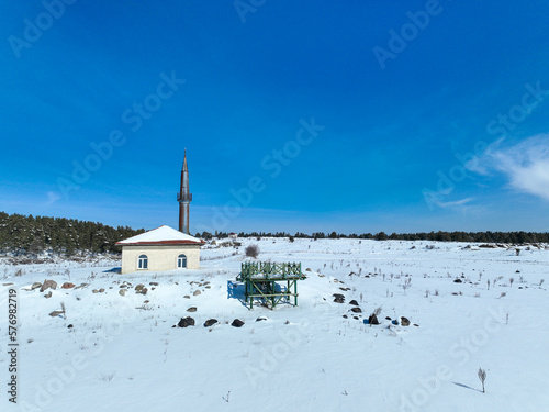 Seben lake and Seben mosque...