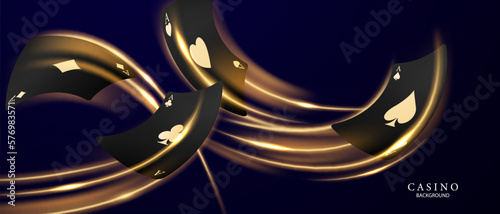 Casino background, luxury background vector illustration