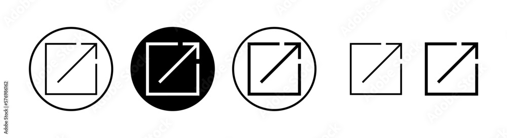 External link icon vector illustration. link sign and symbol. hyperlink symbol External link icon vector illustration. link sign and symbol. hyperlink symbol