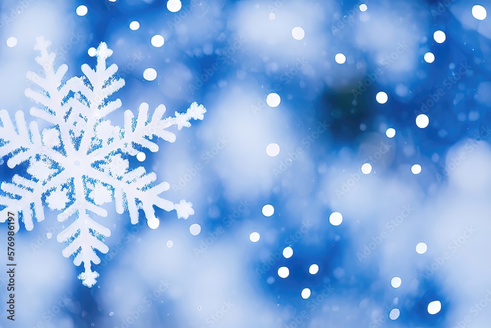 Snowflake Close Texture Real Frosty Generative AI Snowflake Close Texture Real Frosty Generative AI