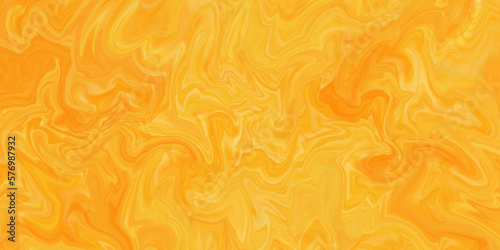 Fire flames on orange background with Luxurious colorful liquid marble surfaces design. Abstract color acrylic pours liquid marble surface design. Beautiful fluid abstract paint background.