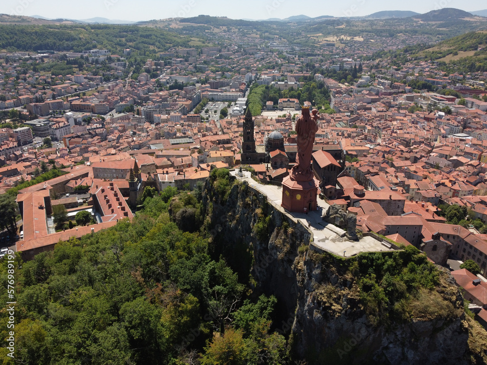 Le Puy en Velay, Haute-Loire, Auvergne Rhône Alpes, France, Europe.