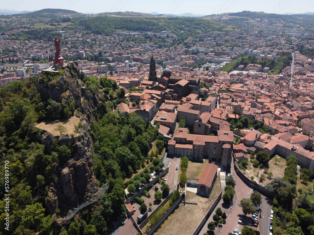 Le Puy en Velay, Haute-Loire, Auvergne Rhône Alpes, France, Europe.