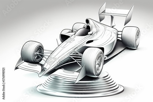 Formula One World Champion's Trophy,. Generative AI © 2rogan