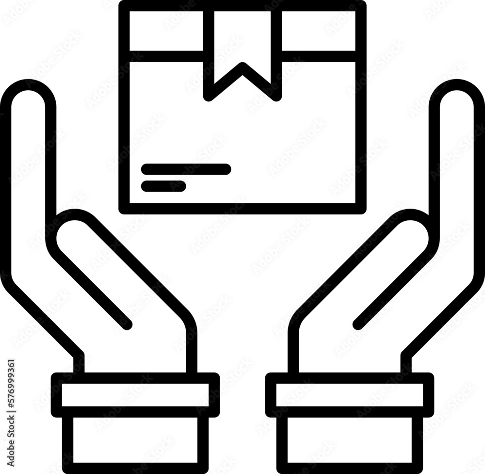 hand logitics icon