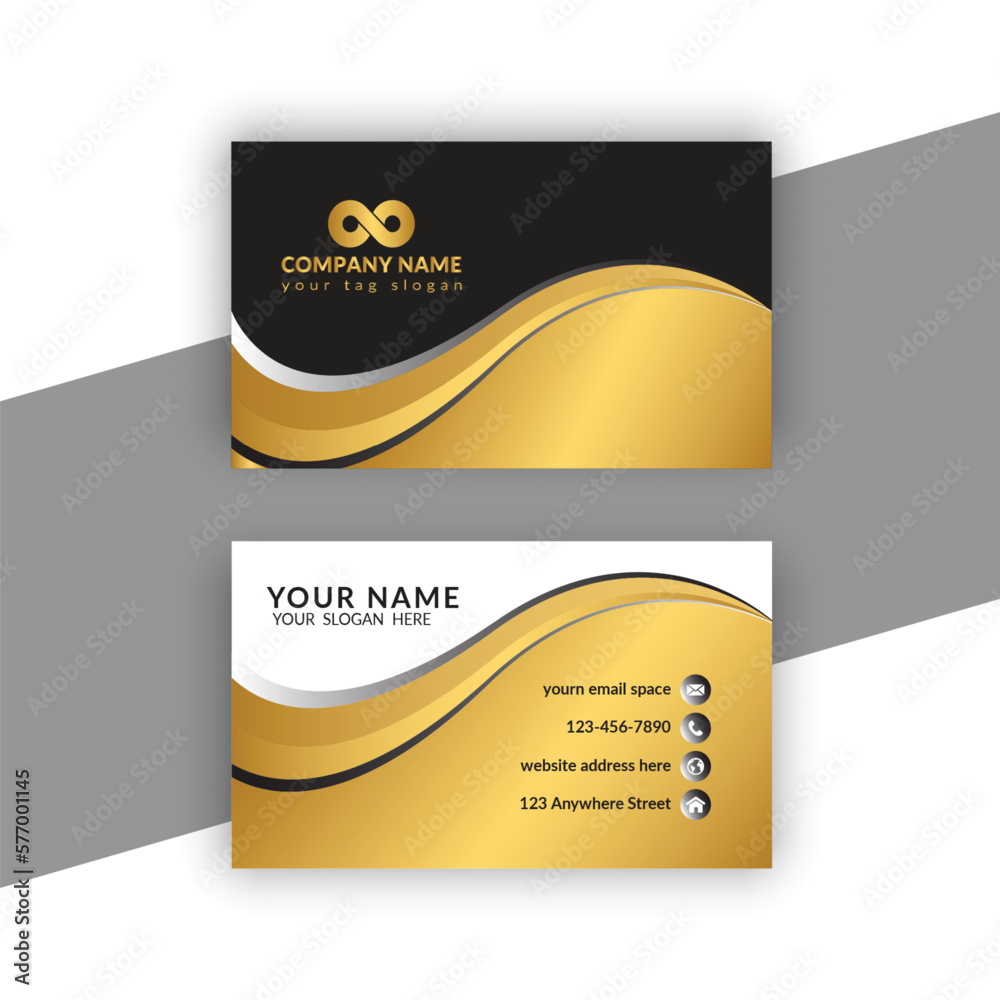 Fototapeta premium Simple Professional Creative Modern Business Card