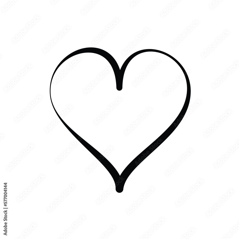 heart, love, icon,line, vector, illustration, design, logo, template, flat, trendy,collection