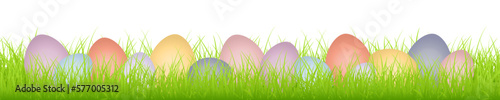 Banner 14 Ostereier Bunt In Wiese