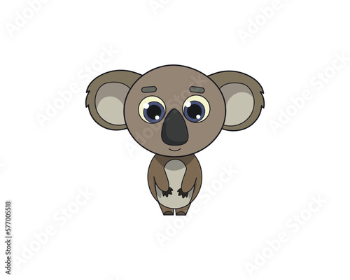 Photography Koala vector isolated colour icon