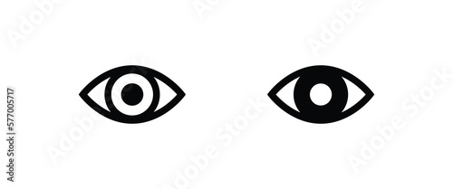 vision icon, eye vector, sign, symbol, logo, illustration, editable stroke, flat design style isolated on white. view, look, opinion, glance, peek, glimpse, dekko, eyebeam, eyewink