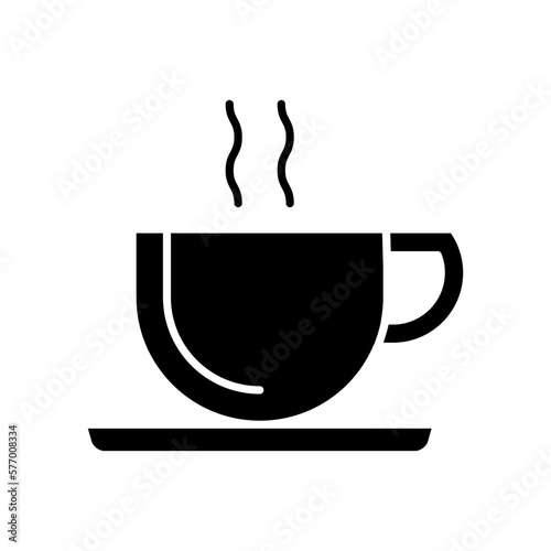Coffee cup icon vector. tea cup illustration sign. Hot drink symbol or logo.