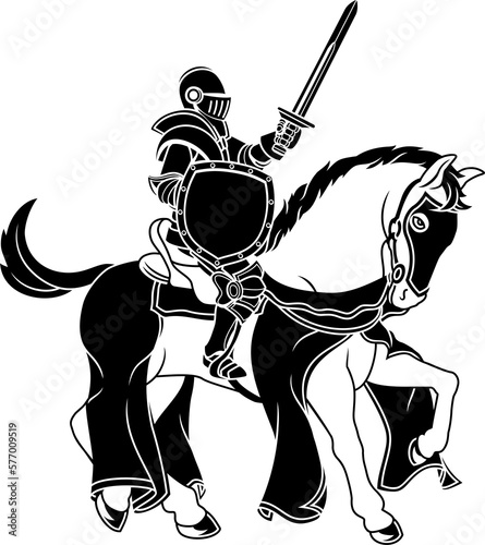 Knight in Armour Warrior On...