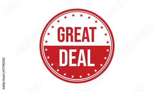 Great Deal Rubber Stamp Seal Vector