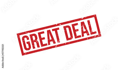 Great Deal Rubber Stamp Seal Vector