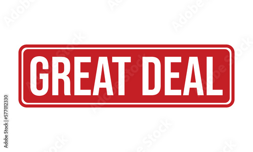 Great Deal Rubber Stamp Seal Vector
