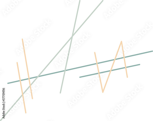 abstract line design element with blush pink, blue, lines