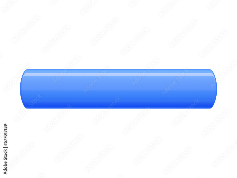 Rectangular long button with rounded and sharp borders 3d render illustration. Rectangular long button with rounded and sharp borders 3d render illustration.