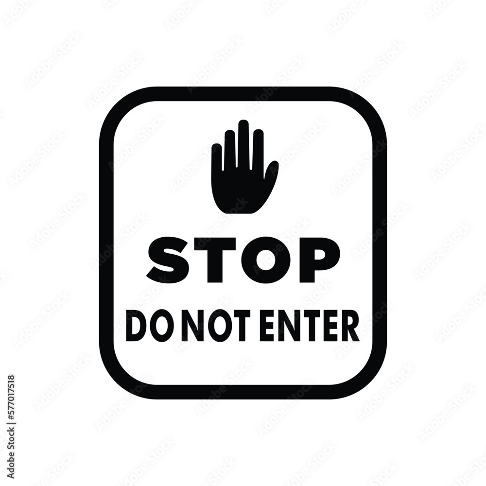 stop sing, icon, line, vector, illustration, design, logo, template, flat, trendy,collection stop sing, icon, line, vector, illustration, design, logo, template, flat, trendy,collection