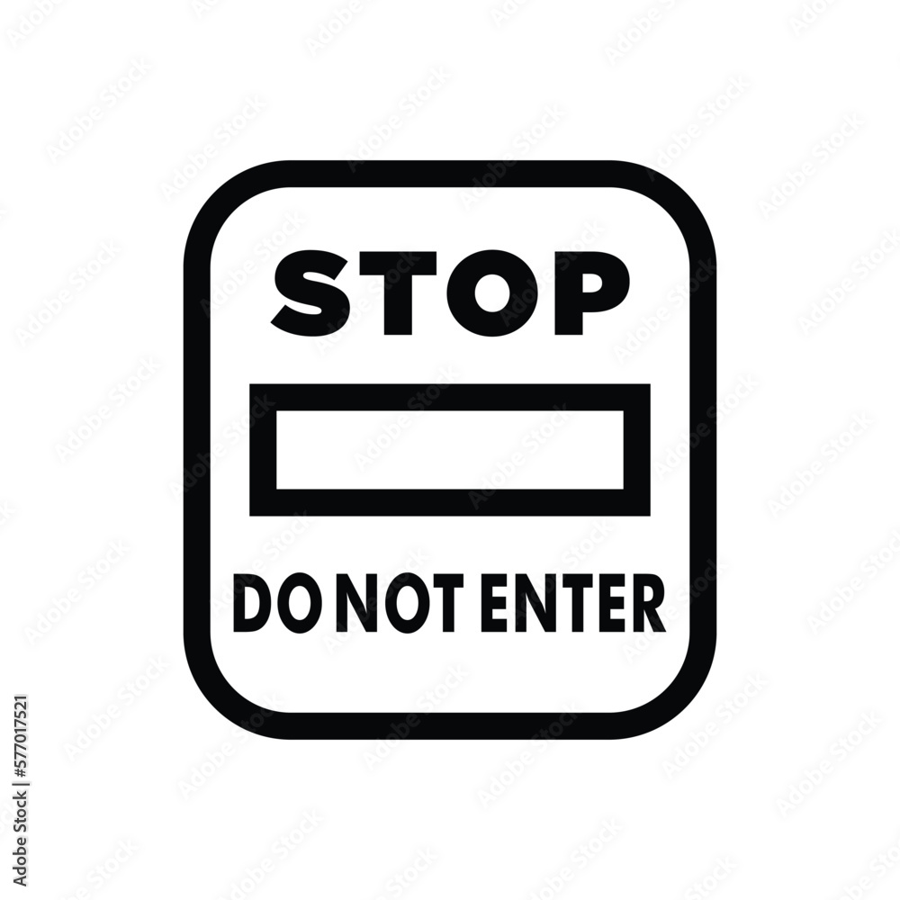 stop sing, icon, line, vector, illustration, design, logo, template, flat, trendy,collection stop sing, icon, line, vector, illustration, design, logo, template, flat, trendy,collection
