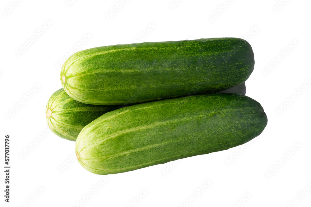 fresh cucumbers isolated on a transparent background fresh cucumbers isolated on a transparent background