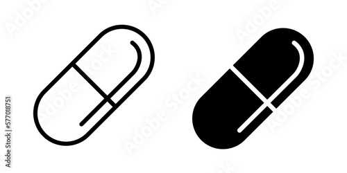 Capsule icon template