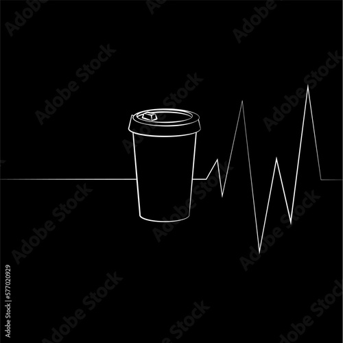 before and after drinking coffee
