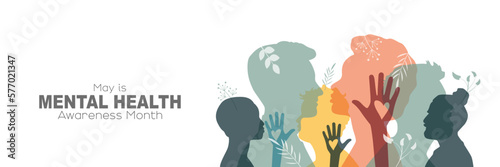 May is Mental Health Awareness Month banner.