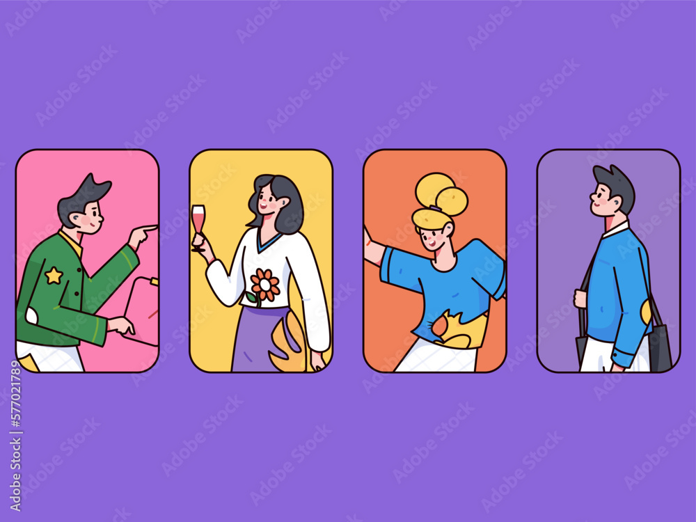 Business People Flat Vector Concept Operation Hand Drawn Illustration
Business People Flat Vector Concept Operation Hand Drawn Illustration