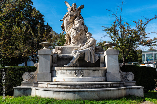 Ferdinand Raimund monument in Vienna, Austria