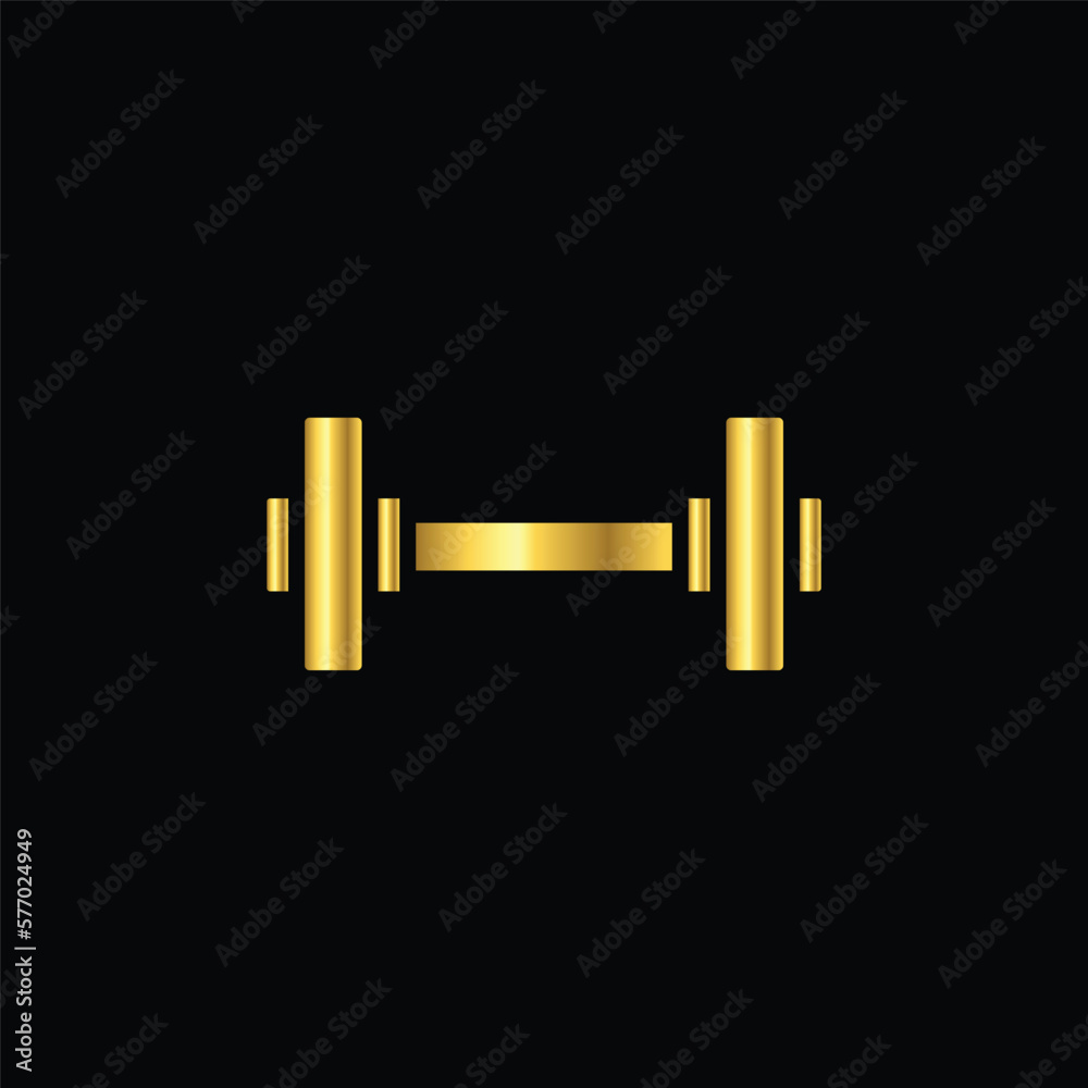 gold, barbell, icon, vector, illustration, design, logo, template, flat, trendy,collection gold, barbell, icon, vector, illustration, design, logo, template, flat, trendy,collection