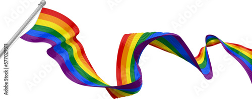 Rainbow Pride Peace Flag Wo...
