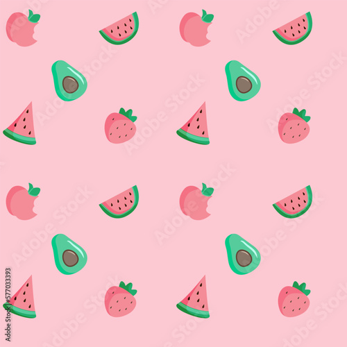 Seamless pattern sweets for packaging paper  backgroung of menu  cover of flyer and poster. Vector illustration. 