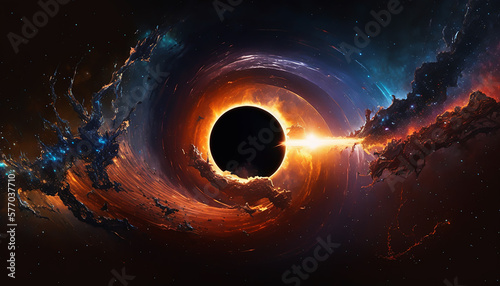 ブラックホールが光吸収